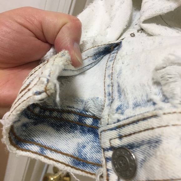 Jean jacket Dakota Blues stonewashed distressed - Picture 6 of 8